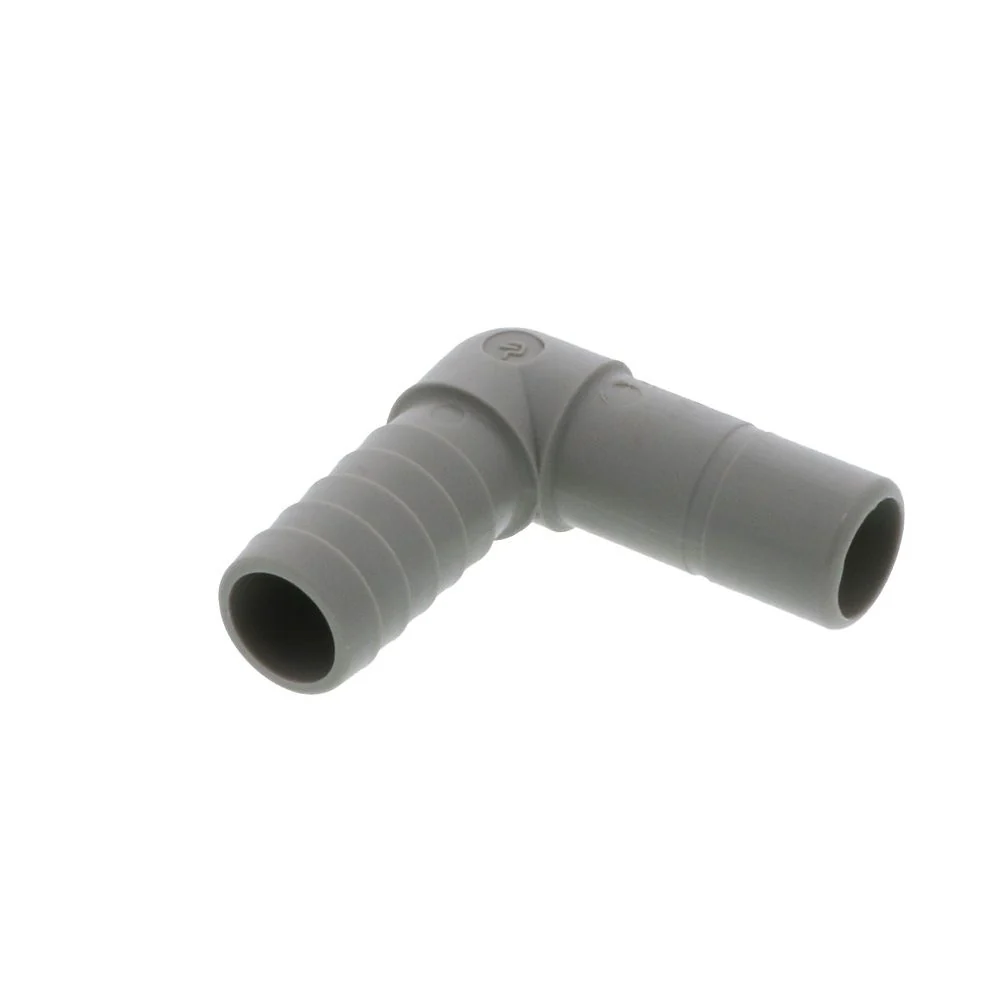 Parker A4TEB4 TrueSeal Acetal Tube Elbow Connector 1/4" Barb x 1/4" OD Stem — Case of 3600