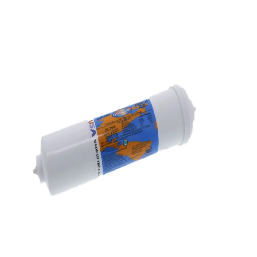 Omnipure Inline K5520-JJ 1 mic CTO/Cyst - 10" x 2.5" Filter - 1/4" Quick Connect — 25-Pack