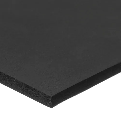 Black Silicone Foam Sheet No Adhesive - 1/4" Thick x 12" Wide x 24" Long