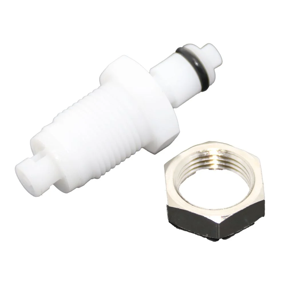 PMCD4201 Valved Panel Mount Hose Barb Coupling Insert 1/16 ID Barb — Pack of 250