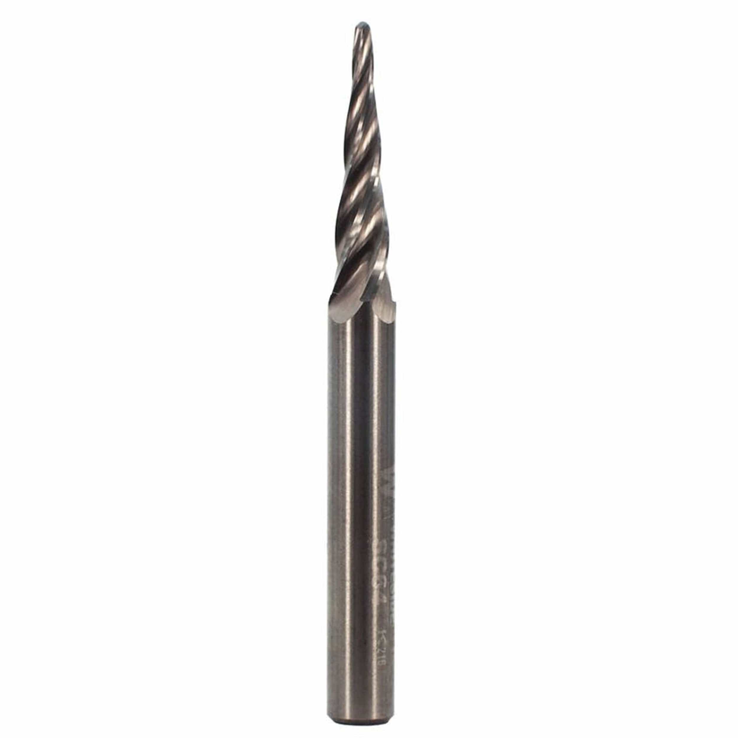 Ball Nose CNC Router Bits - 1/4" SH — 1/32" / 7/32"