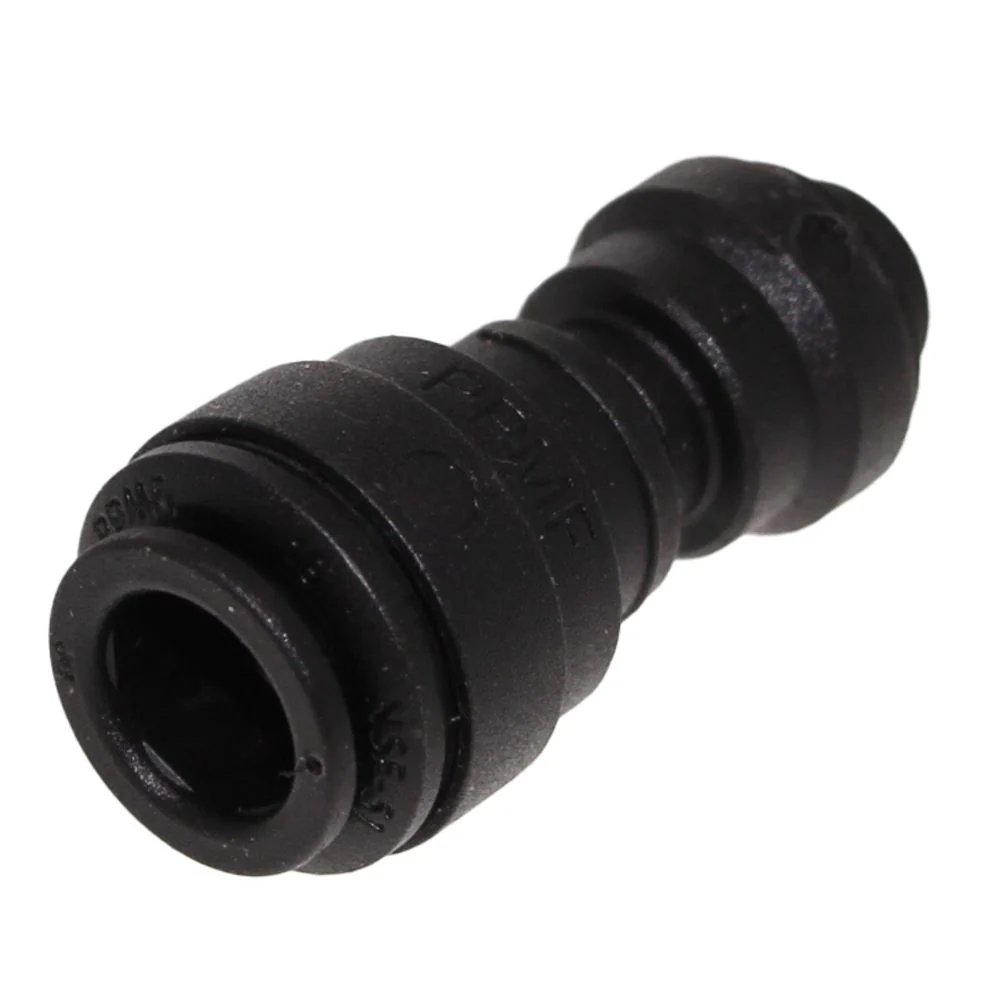 John Guest Reducing Union Black Polypropylene - 3/8 x 1/4 — Box of 250