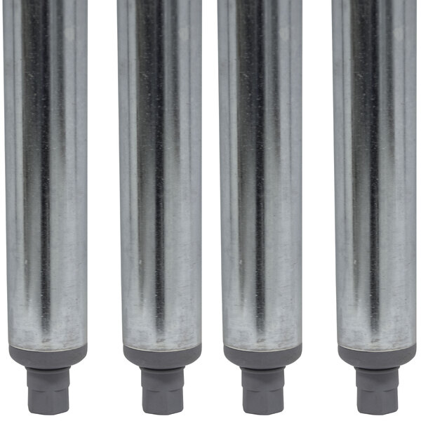 Advance Tabco TA-16-4 34 1/2" Galvanized Steel Legs - 4/Case