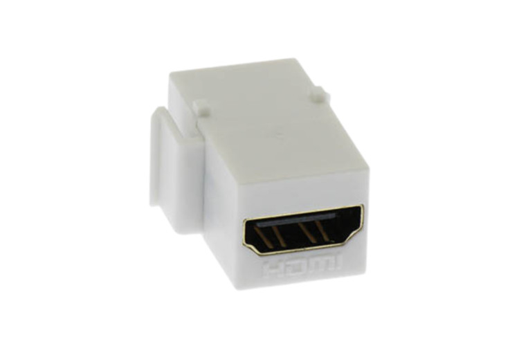 HDMI Keystone Coupler White