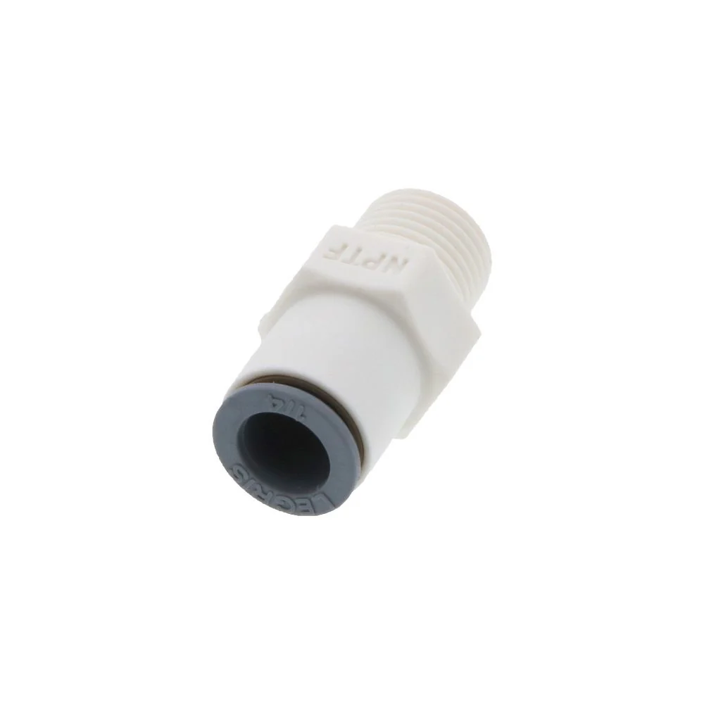Parker LIQUIfit Male Connector - 1/4 x 1/8 NPTF — Box of 100