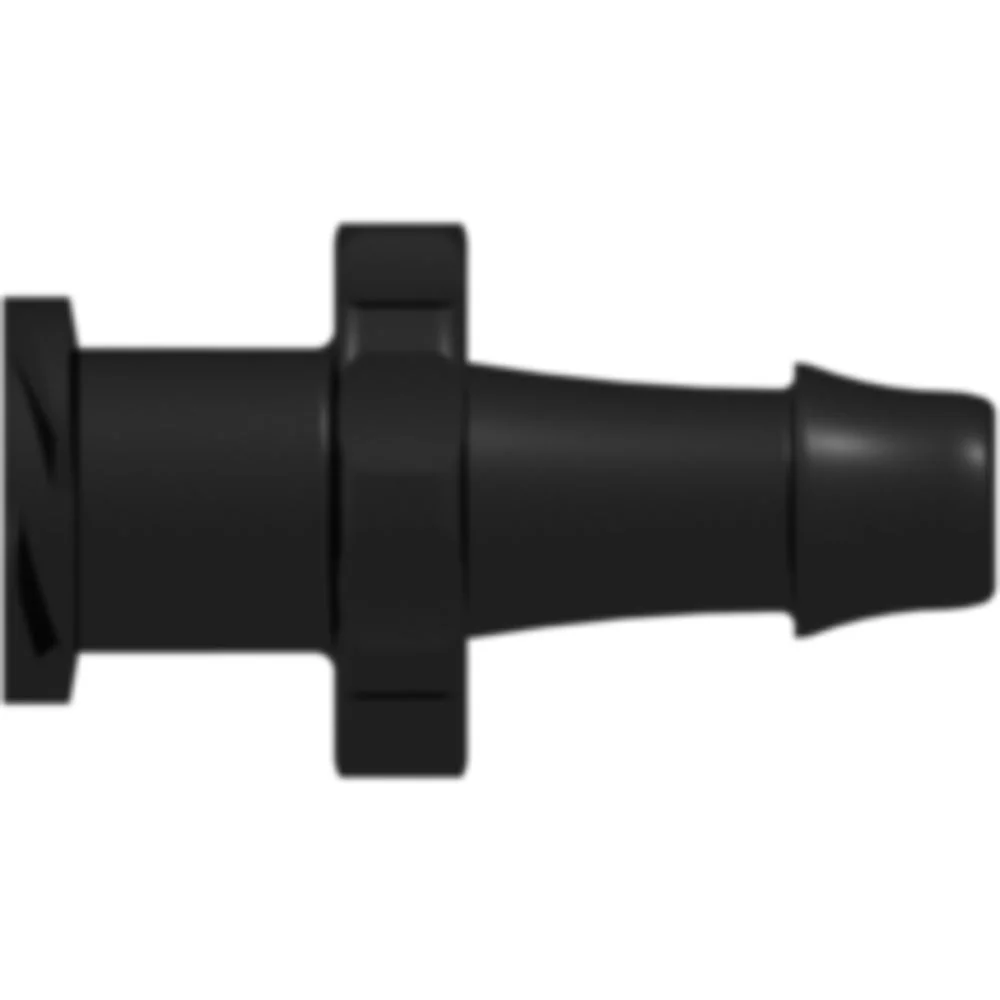 LinkTech Female Luer Thread Style to 500 Series Barb, 5/32" (4.0 mm) ID Tubing, Black Nylon — Box of 10000