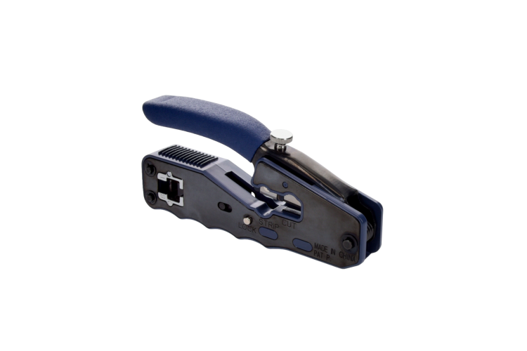 RJ45 Feed Through Plug Termination Tool