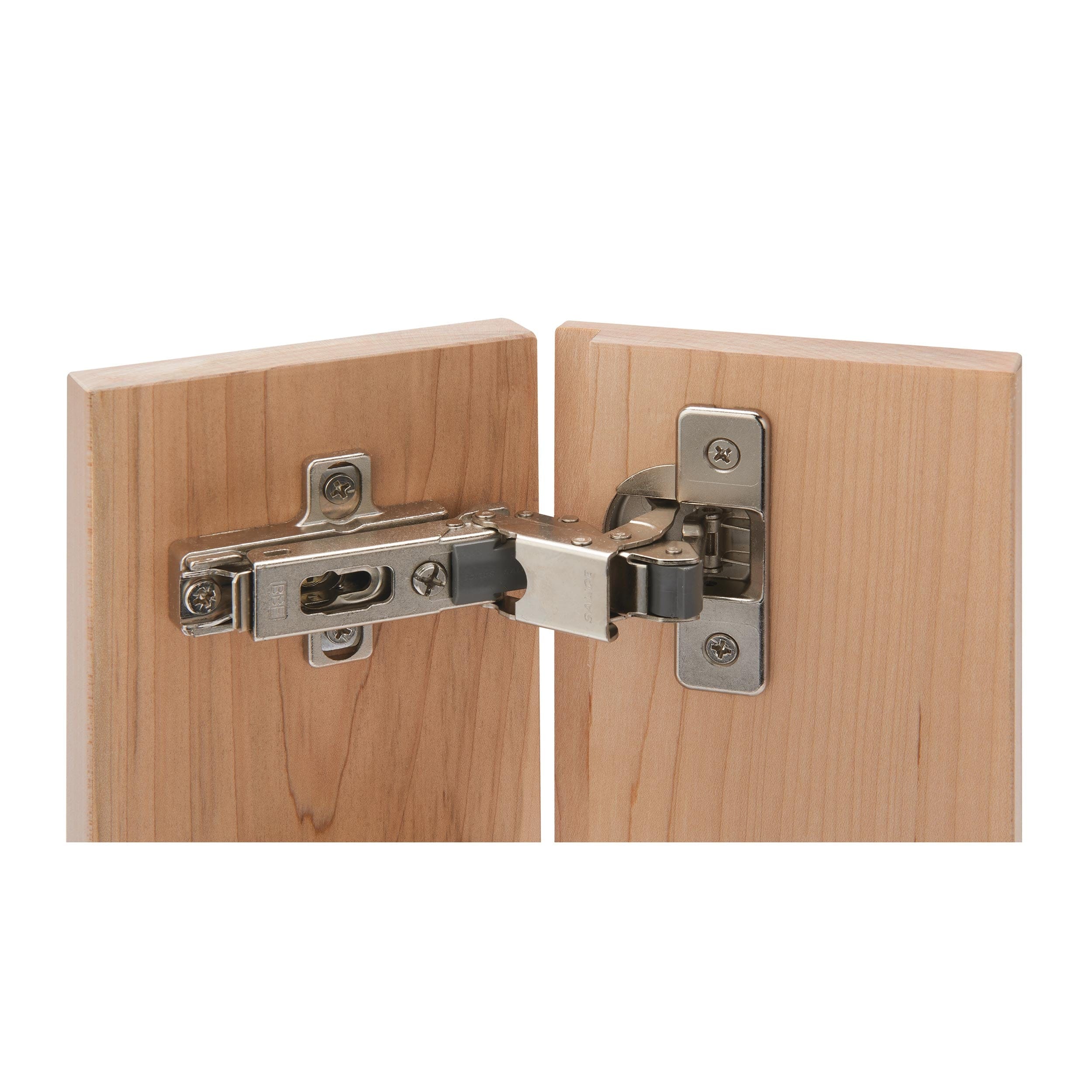 Soft Close Hinge - Face Frame or Frameless - Nickel Plated - 110 Degree - 1/2" Lipped - 1 Pair