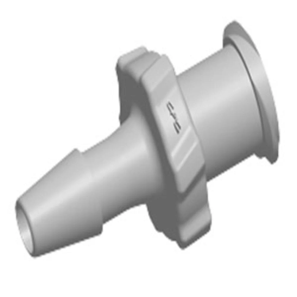 LF51 Luer Fitting Natural Polypropylene Female Luer X 5/32 HB — Bag of 100
