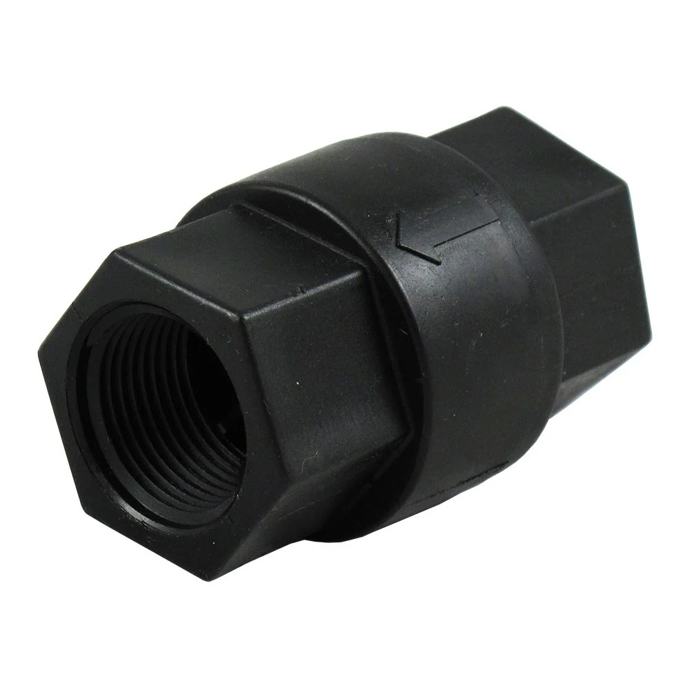 Inline Poppet Check Valve 687 Series PP 3/4" FPT - BUNA — 20 Pack