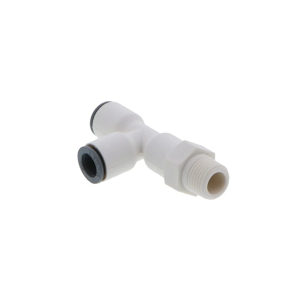 Parker LIQUIfit Swivel Male Run Tee - 1/4 x 1/8 NPTF — Single