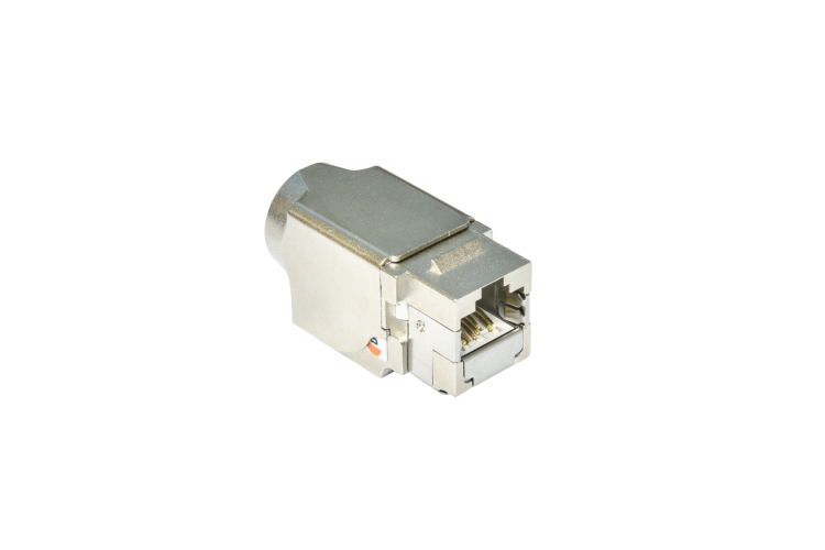 Cat6A RJ45 110 Type Shielded Keystone Jack