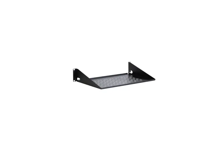 Kendall Howard 2U 12in Vented Base Light Duty Rack Shelf, LDRS2U12V