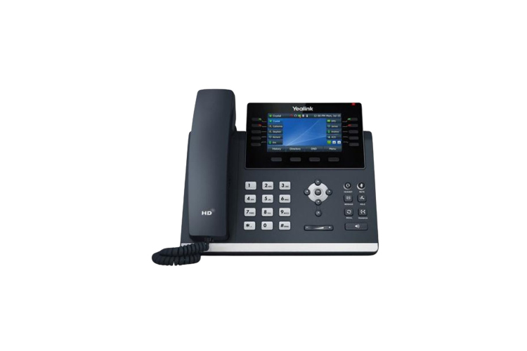 Yealink SIP-T46U Mid-Range IP Phone (16 Lines, Gigabit, Color Display)