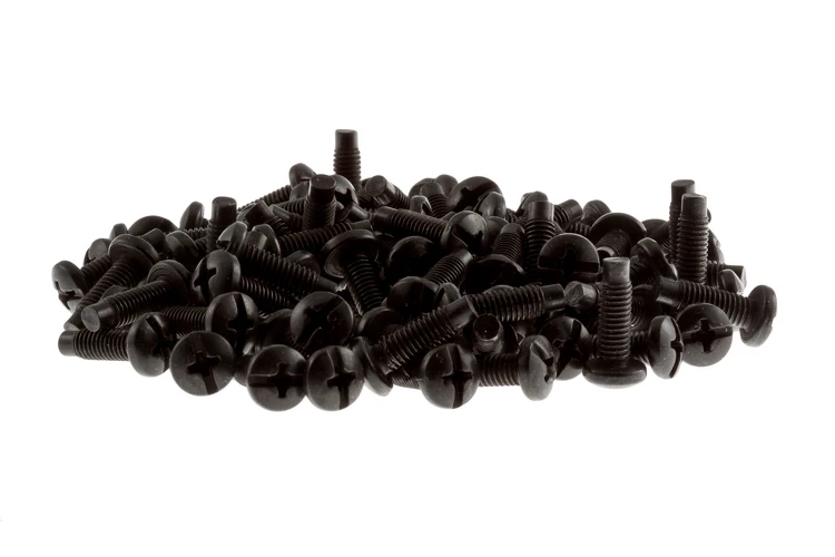 Rack Screws, 10-32 Thread, Phillips Head (Qty 100)