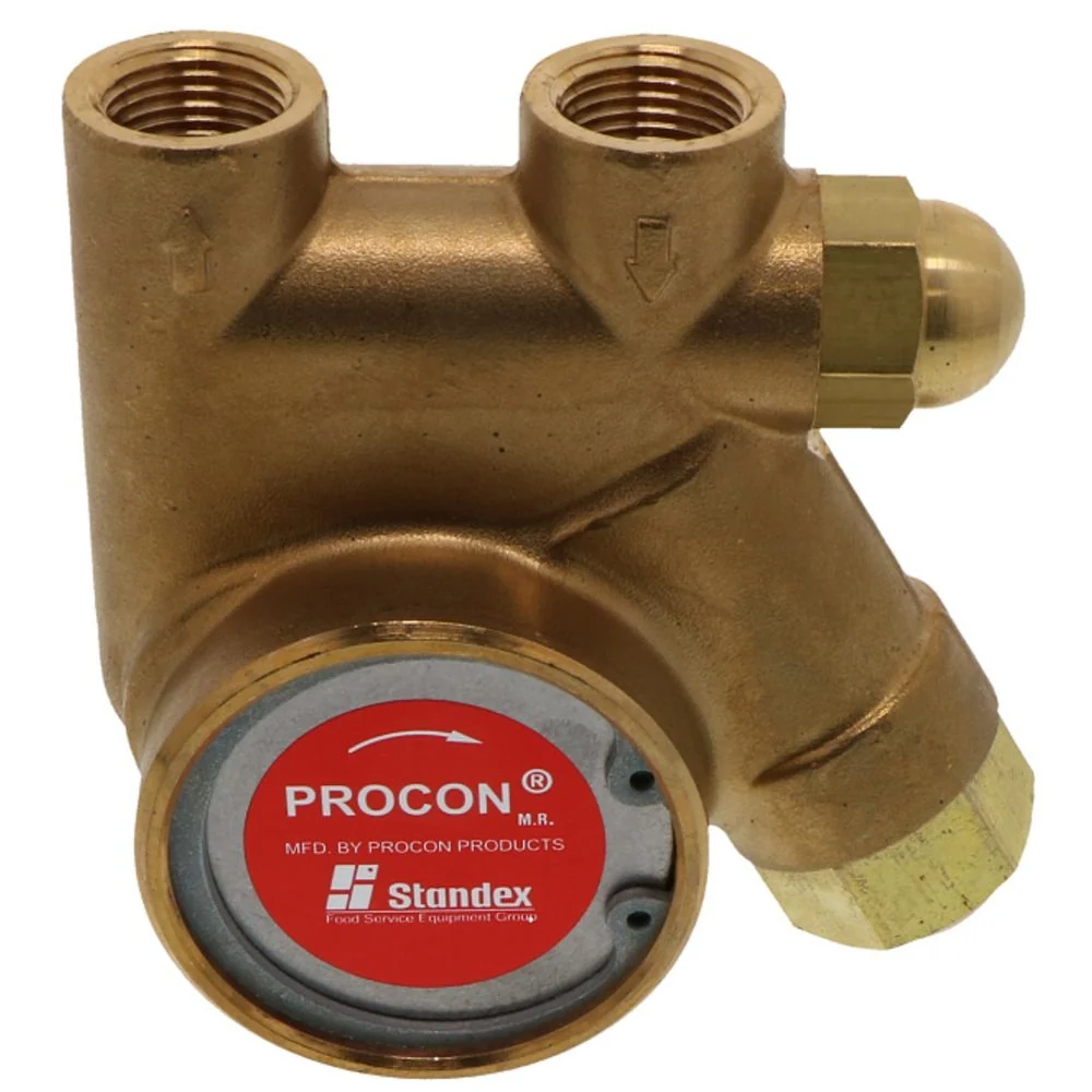 Procon Pump NSF Brass 110 GPH 3/8" NPT - 99 psi PRV w/ .188" Double Flat Drive (Clamp-on) — Pack of 12