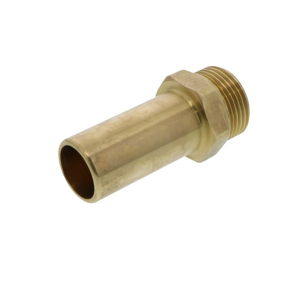 John Guest Brass Male Stem Adapter BSP - 28mm x 1 BSP — Bag of 10