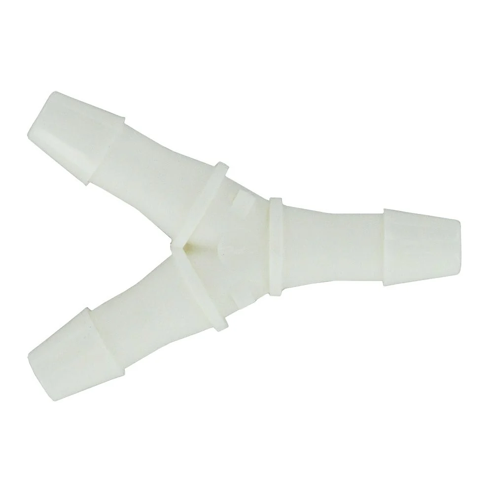 FitQuik Nylon Union Y Barb Fitting - 3/8 ID x 3/8 ID x 3/8 ID — Single