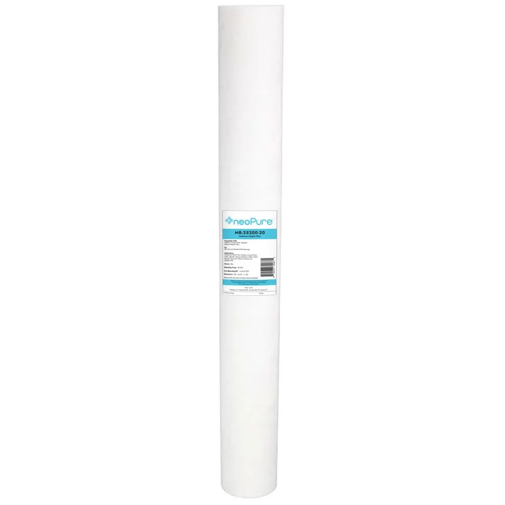 Neo-Pure MB-25200-20 20" Polypropylene Sediment Depth Filter 20 mic — Case of 20