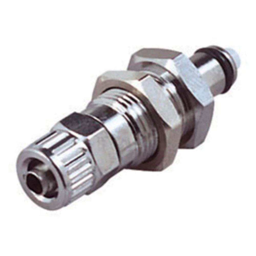 18600 NSF Valved Panel Mount Coupling Insert 1/4 PTF — Pack of 100