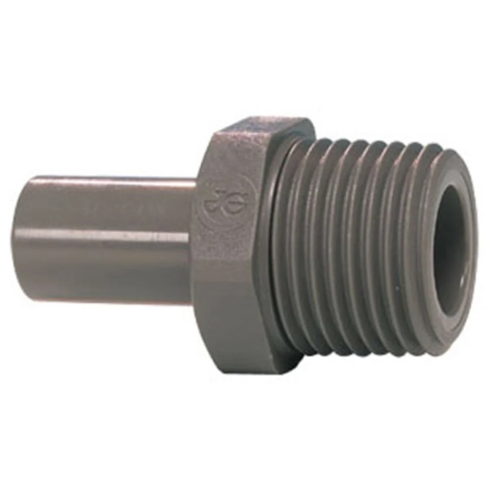 John Guest Stem Adapter BSPT - 5/16 x 1/4 BSPT — Box of 500