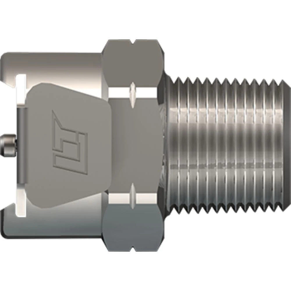 LinkTech 40CB Series Male Thread Female, Non-valved, 1/4" BSPT, Chrome Brass — Box of 1000