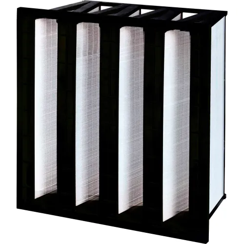 Global Industrial™ Bank Air Filter, MERV 16, 98% Eff., 24"W x 12"H x 12"D, 4V