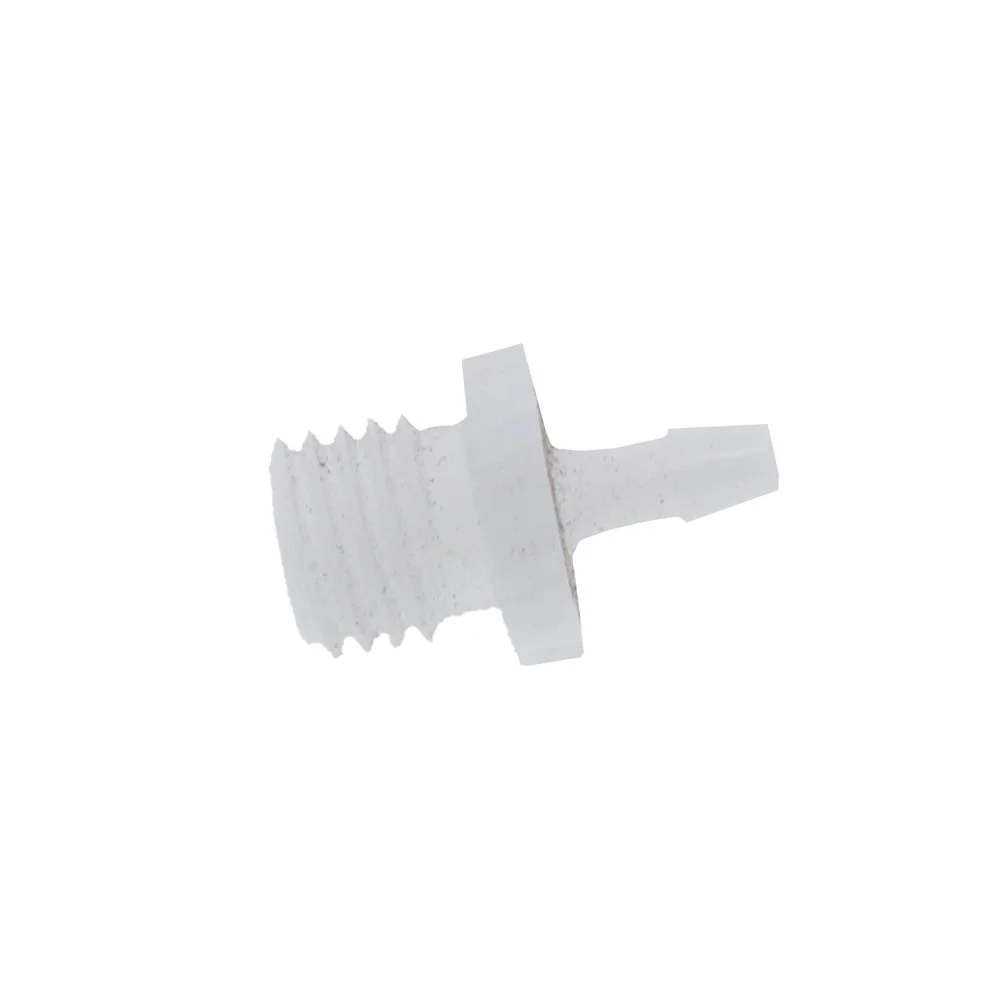 FitQuik Acetal Screw Type Blood Pressure Connector - 5/16 UNF x 3/32 ID Barb — Pack of 1000