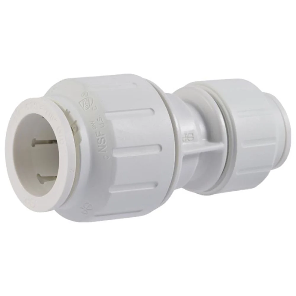 John Guest 1/2" CTS x 3/8" CTS Speedfit Reducing Coupler — Bag of 10