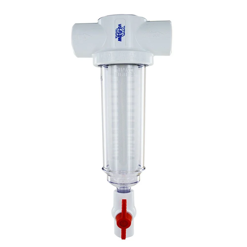 Vu-Flow Sediment Screen Filter T Style 1.5" — Polyester 1000 Mesh (15 micron)