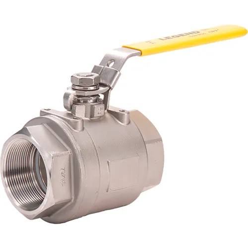 Legend Valve® T-712 2-Piece Full Port 316 Ball Valve, Stainless Steel, 2" Threaded
