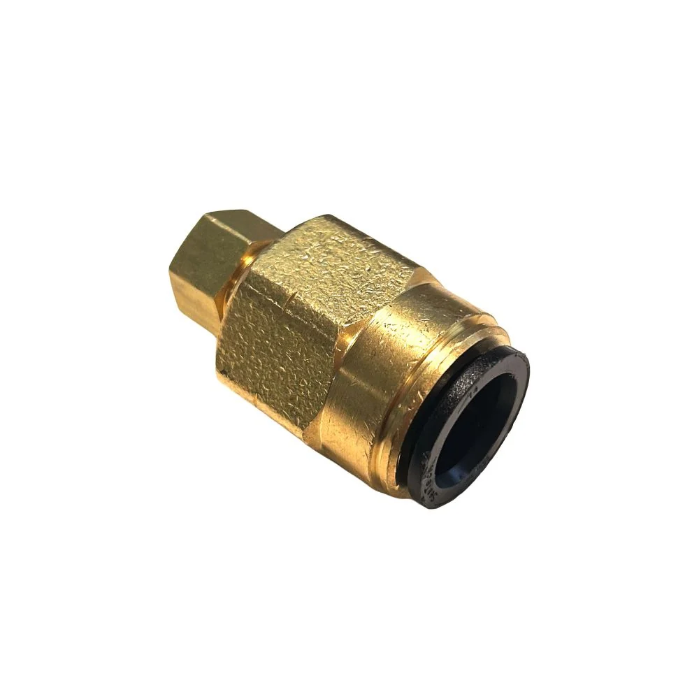 Watts AquaLock/SeaTech - Compression connector (brass) - 15mm x 3/8" nut — 6-Pack