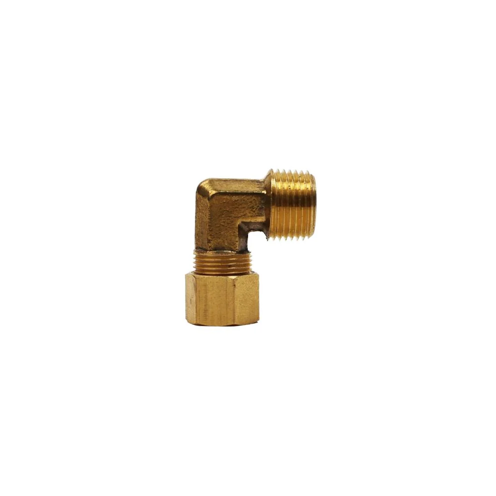 Brass Compression Male Elbow 3/8 Compression x 3/8 MPT — Single