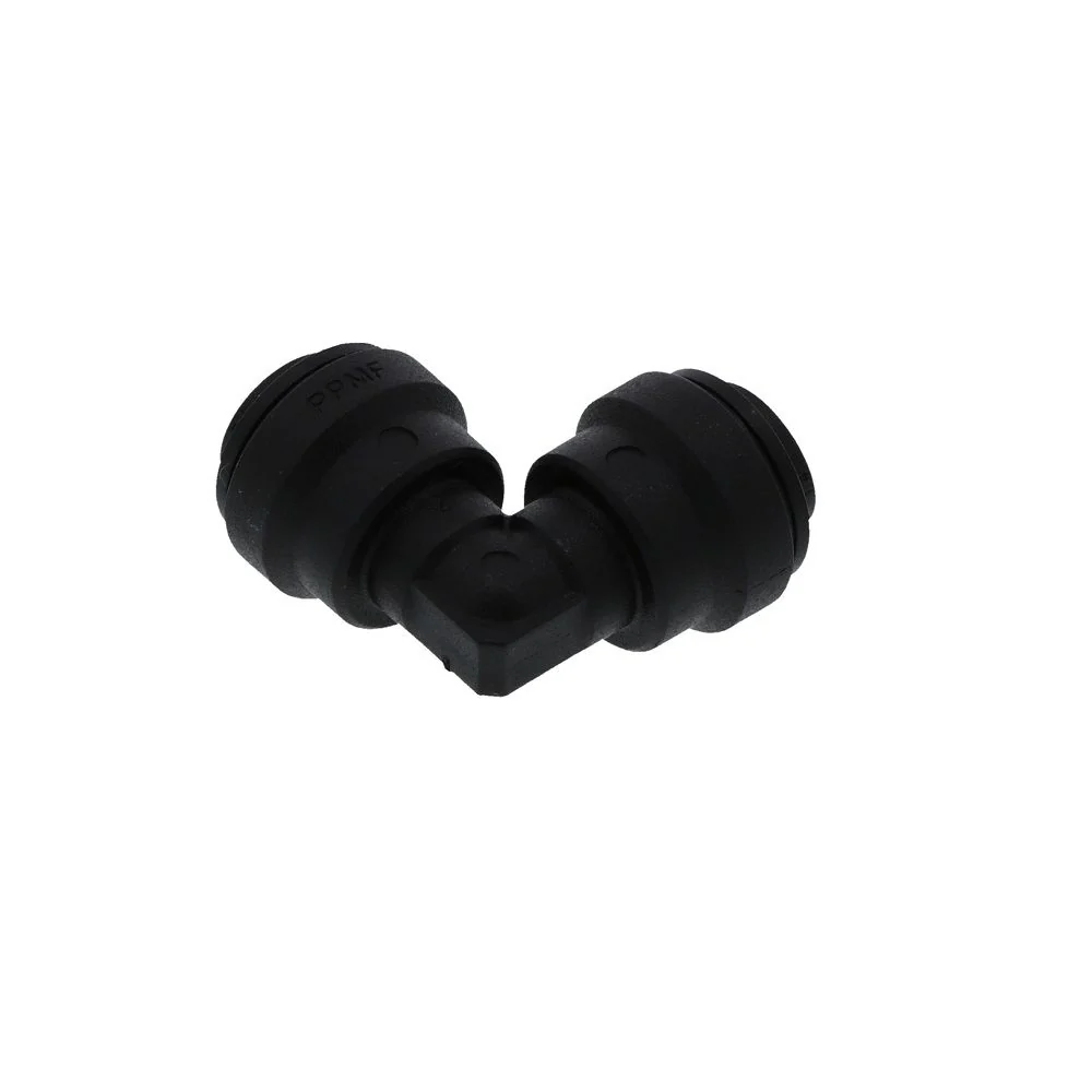 John Guest Union Elbow Black Polypropylene - 1/4 — Bag of 10
