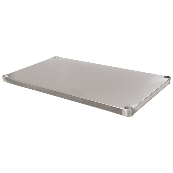 Advance Tabco US-24-60 18 Gauge Stainless Steel Adjustable Work Table Undershelf for 24" x 60" Table