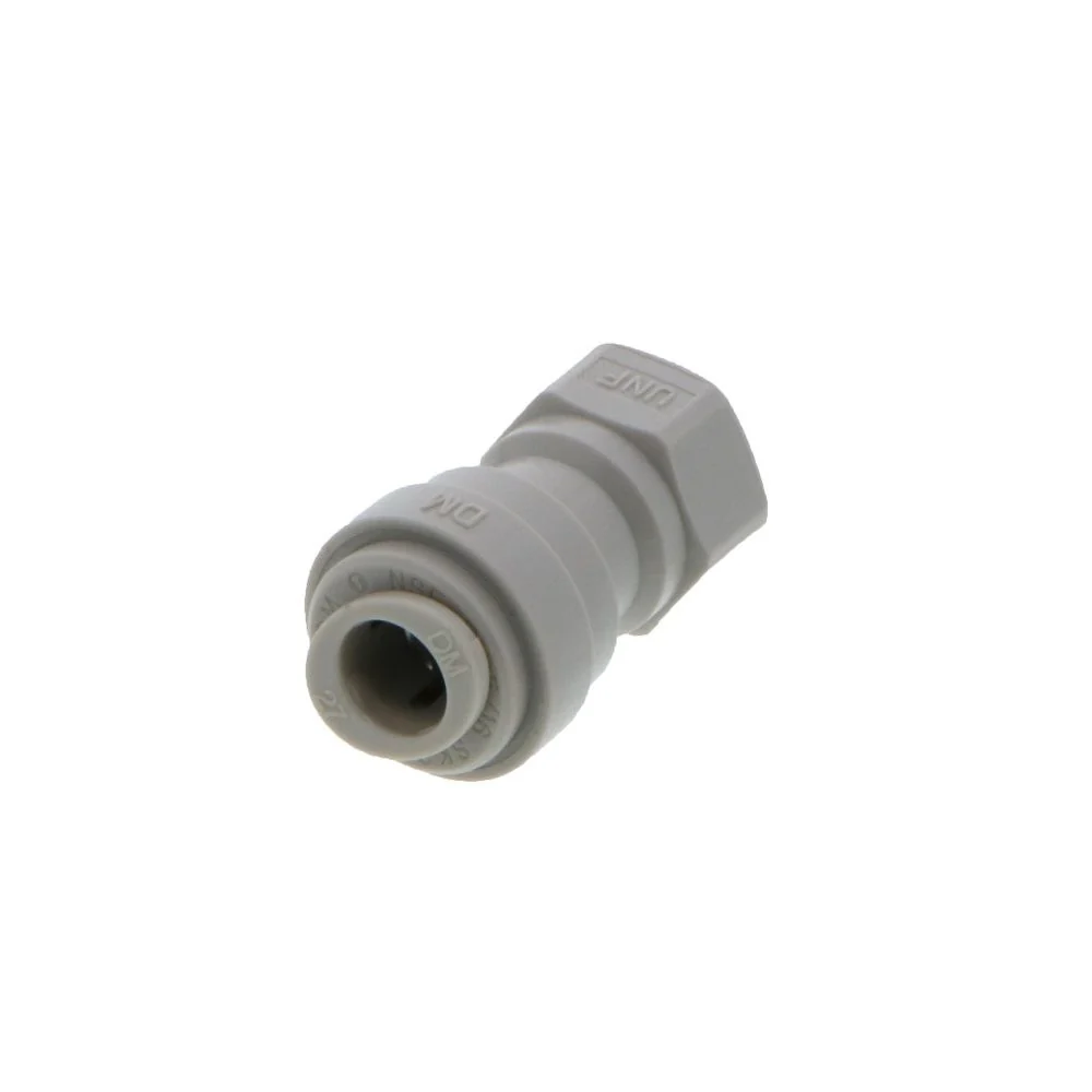 DMfit Female Flare Adapter - 5/16 Push-in x 7/16-20UNF- Cone type — BOX of 300