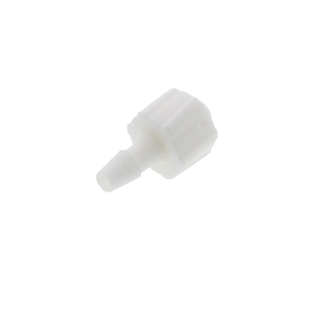 LM4130 Luer Fitting White Nylon Male Luer X 1/8 HB — Bag of 100