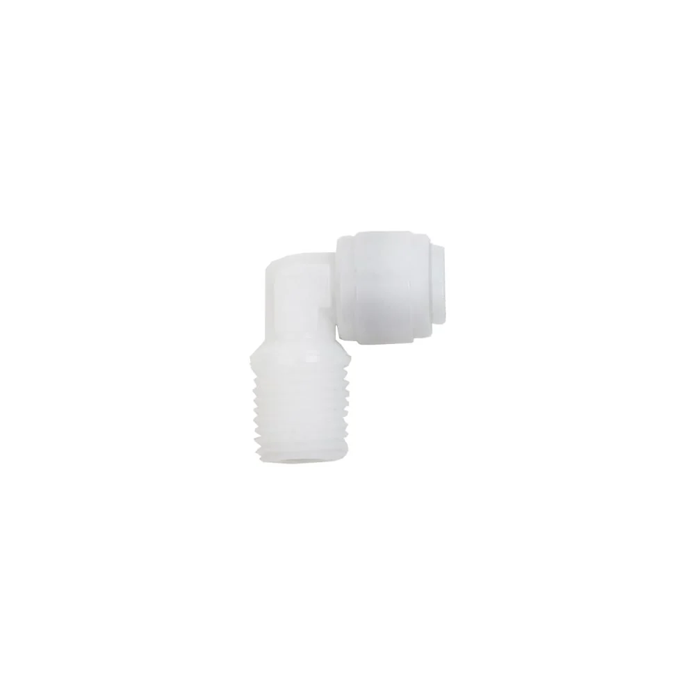 NeoFit - Acetal Natural White Male Elbow- 3/8"tube OD x 1/2"NPTF — Box of 200