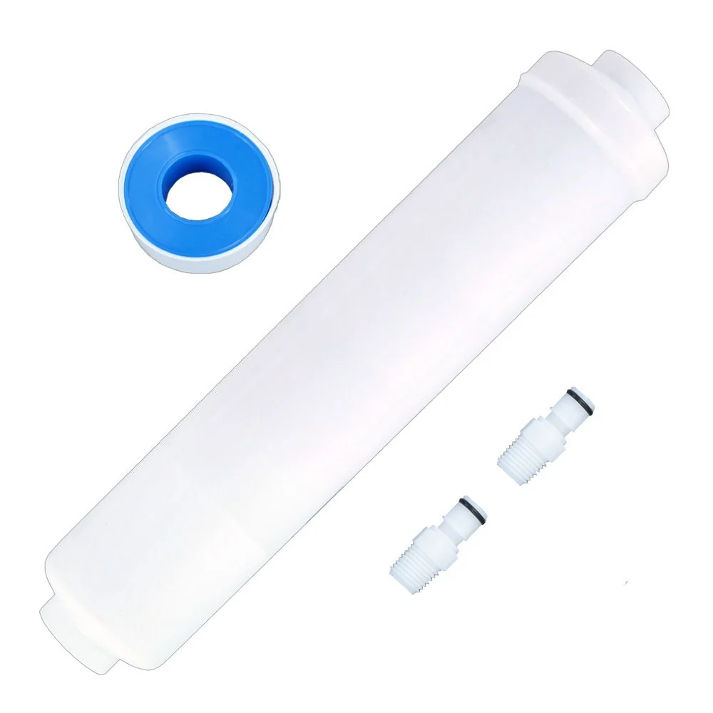 GE SmartWater Compatible GXRTQR Inline Filter w/ insert fittings — Single