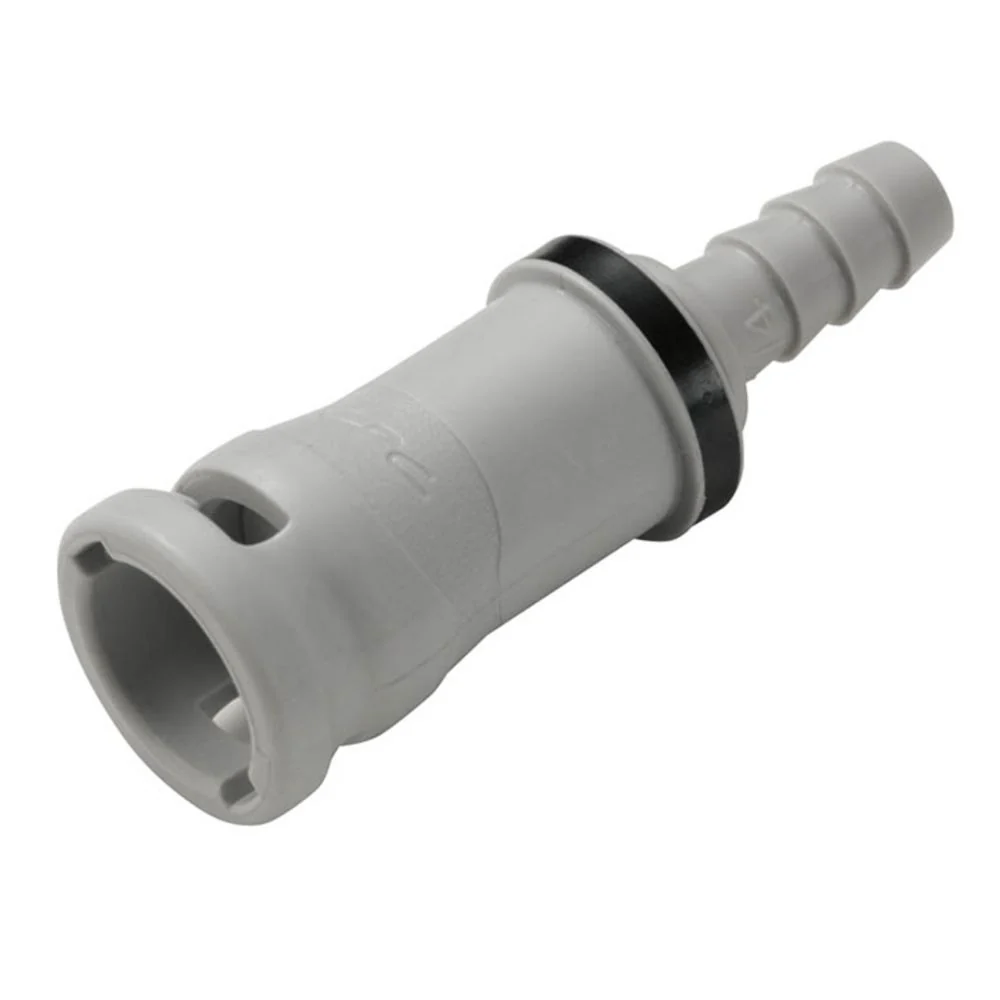 NS2D170412 Valved In-Line Hose Barb Coupling Body 1/4 ID Barb — Bag of 25