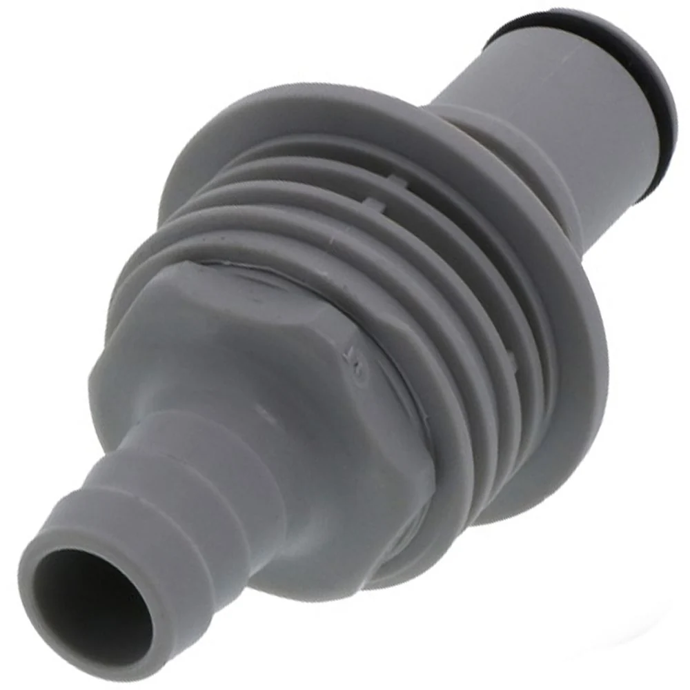 NS6D42008 Valved Panel Mount Hose Barb Coupling Insert 1/2 ID Barb — Pack of 100