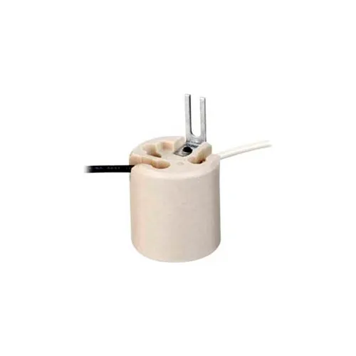 Leviton 8052-1 Medium Base, One-Piece, Keyless, Incandescent Lampholder - Pkg Qty 10