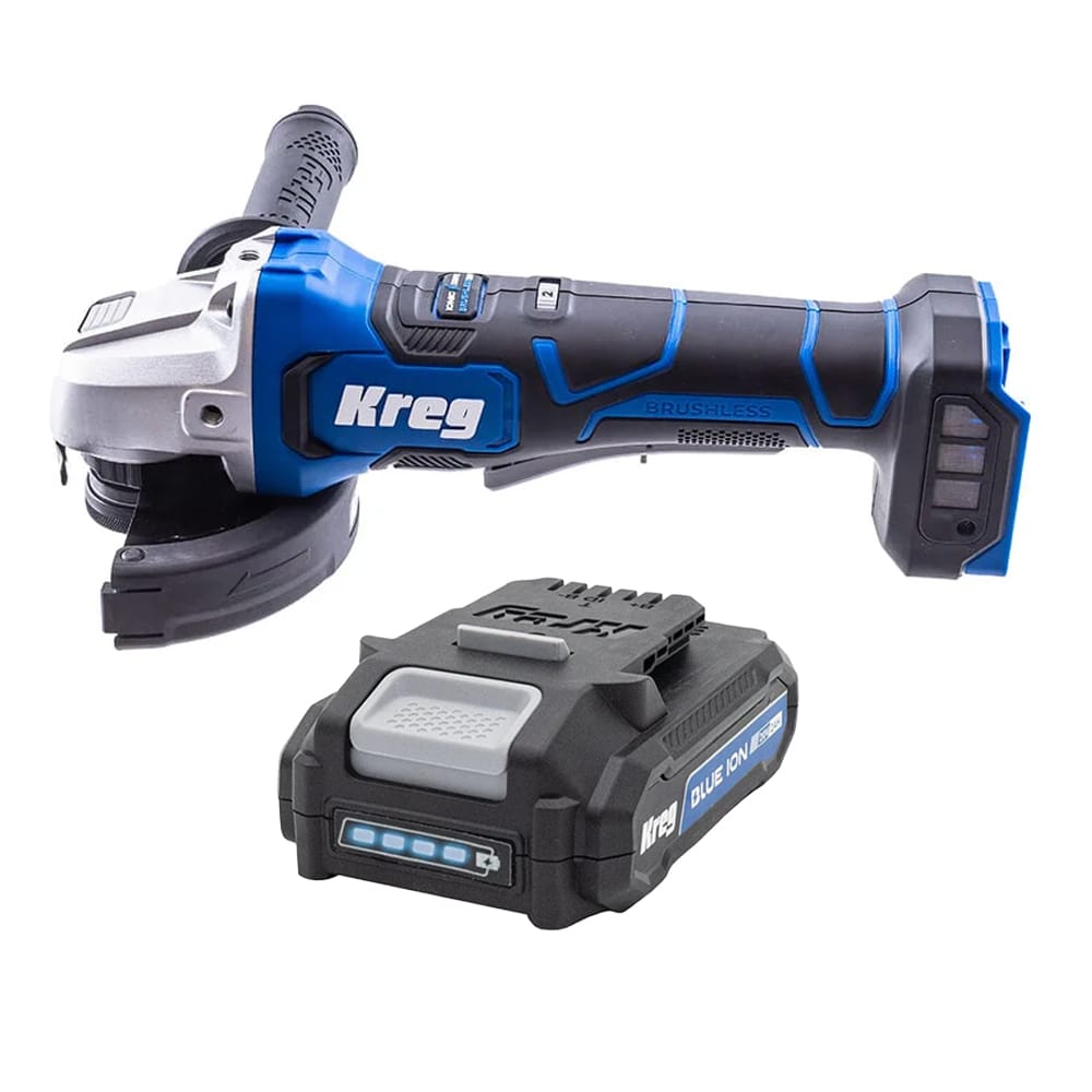 Ionic Drive 4 1/2" - 5" Angle Grinder - 20V With 2AH Battery