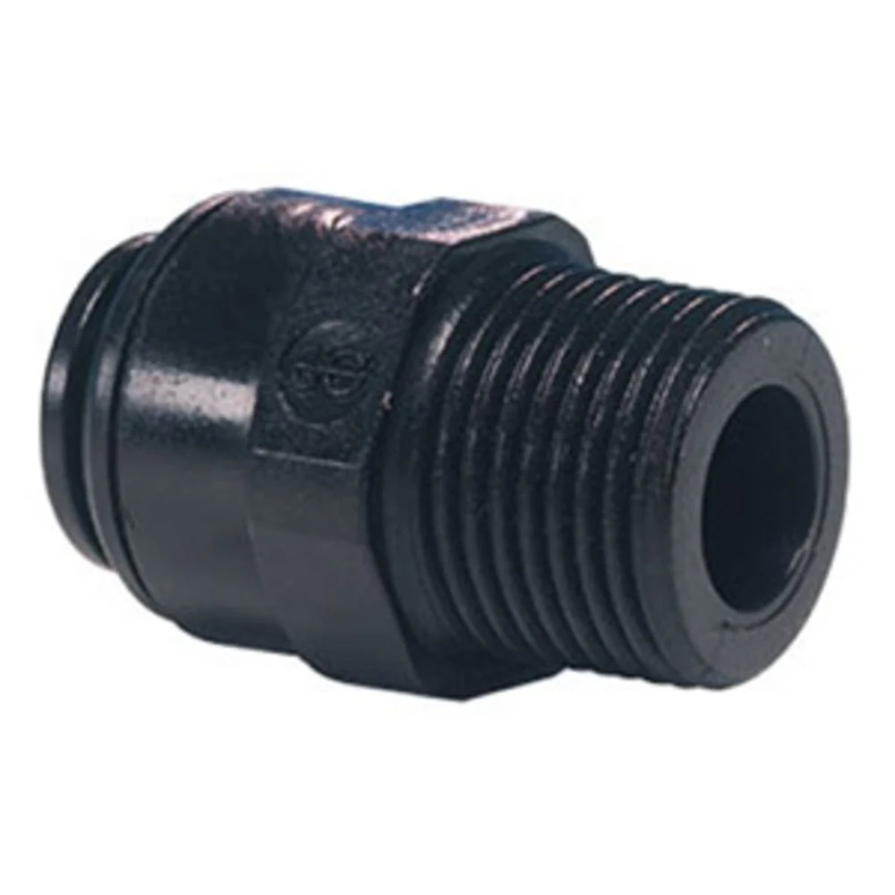 John Guest Male Connector BLACK ACETAL - 15mm x 3/4 BSP — Single