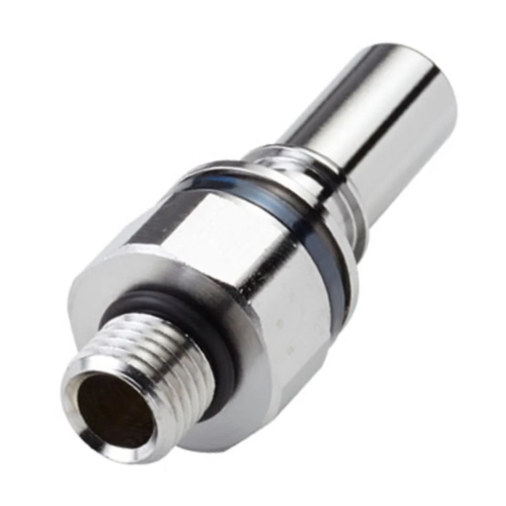 LQ4D46006BLU Valved Straight Thread Liquid Cooling Coupling Insert 3/8 SAE-06 Cool Blue — Bag of 10