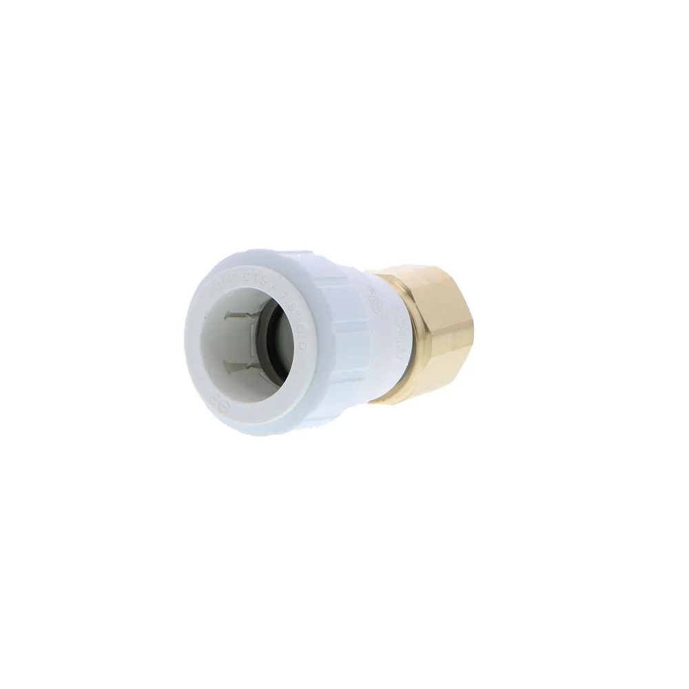John Guest Female Connector NPS - 3/4 CTS x 3/4 NPS — Bag of 5
