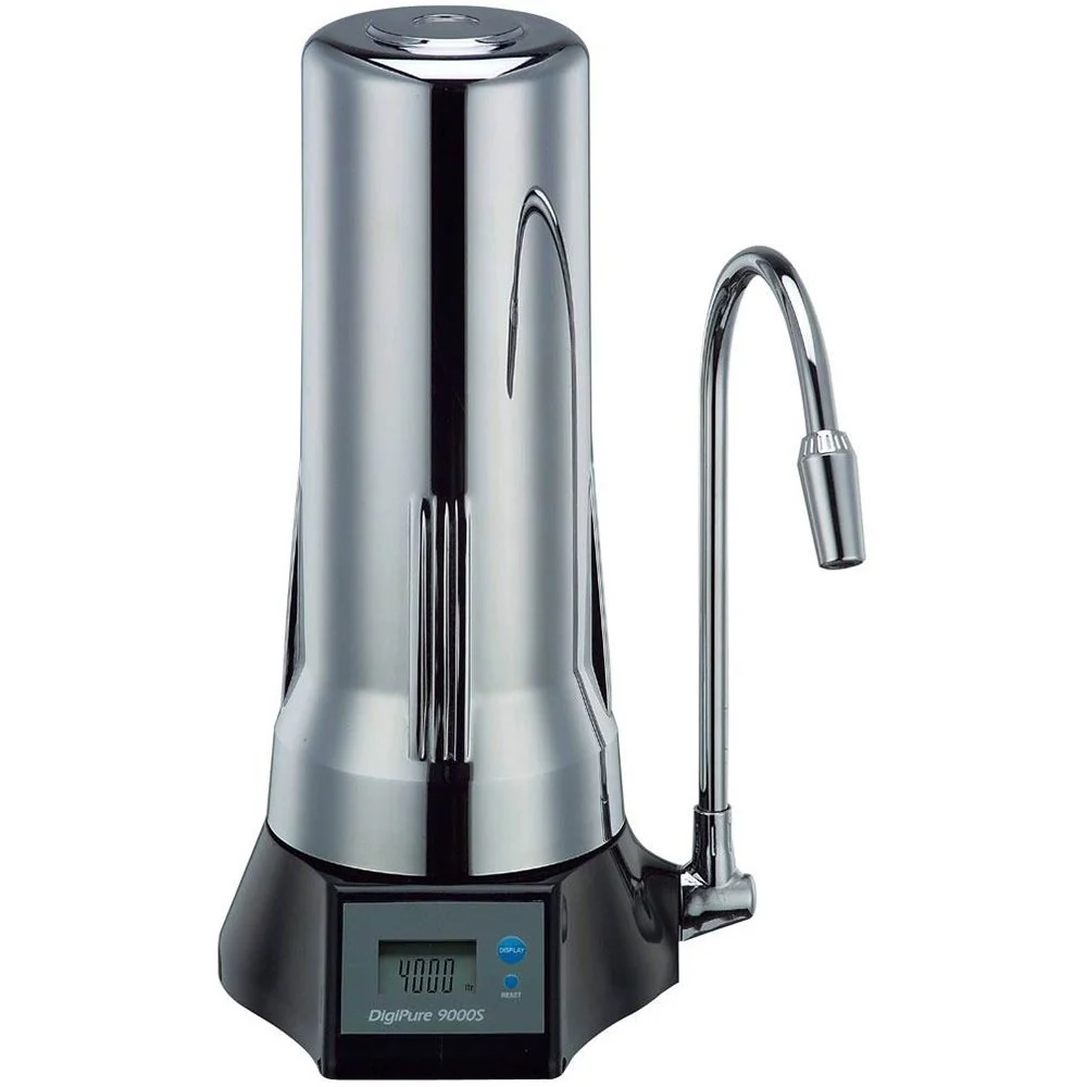 DigiPure 9000S Countertop Filter System Chrome — No Filter