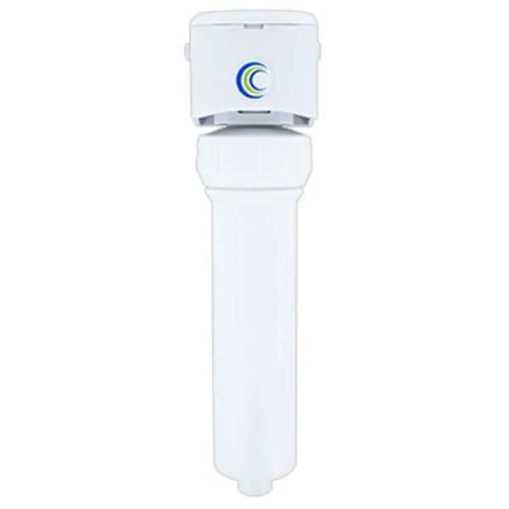 AquaCera EcoFast Quick Change Water Filter System With Install Kit — With Brushed Nickel Faucet