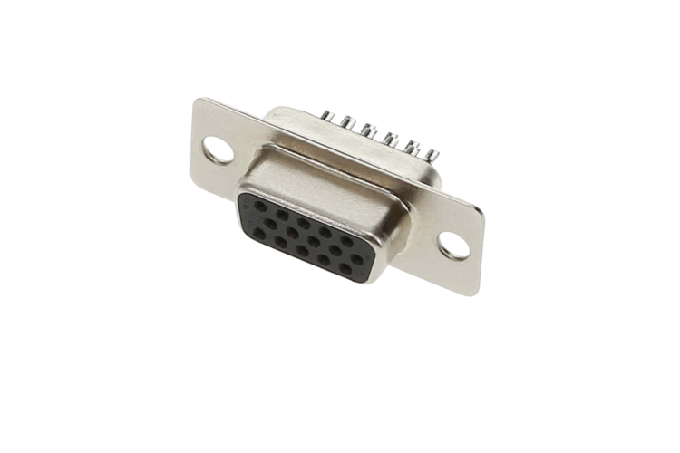 HD DB15 Female Solder Cup Connector