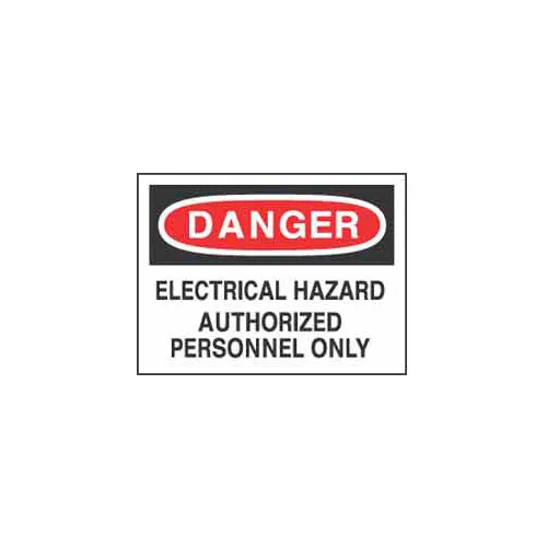 Signs With Safety Message Legend-Danger Electrical Hazard